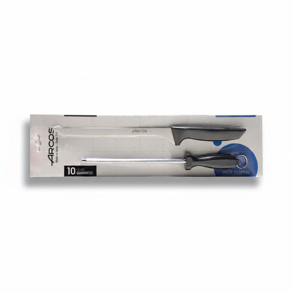 Jamon Knife & Sharpener Set 1