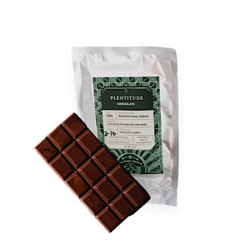 Plentitude Chocolate Single Estate 70% Rehoboth Estate – Calinan, Davao