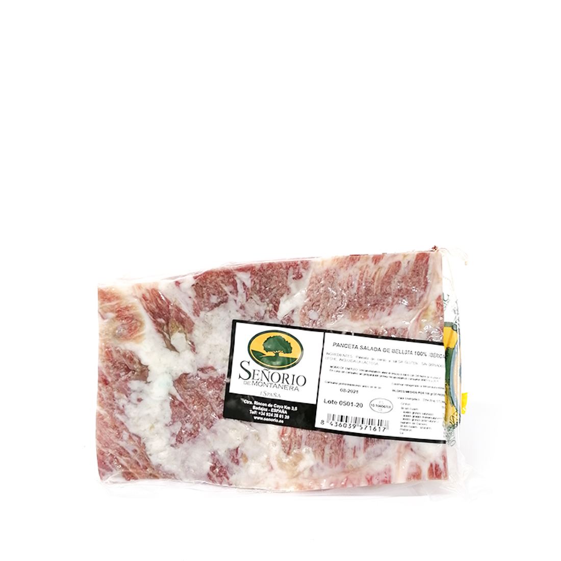 Señorío de Montanera 100% Ibérico Bellota Panceta Salada 1