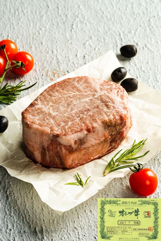 A5 Japanese Olive Wagyu Tenderloin Steak thumbnail 3