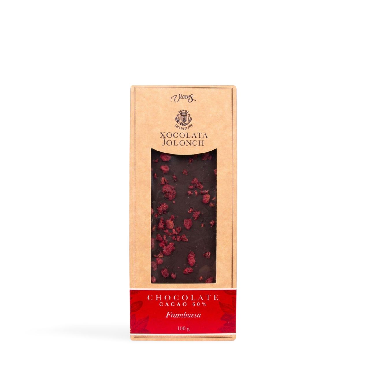 Jolonch Dark Chocolate With Raspberry
