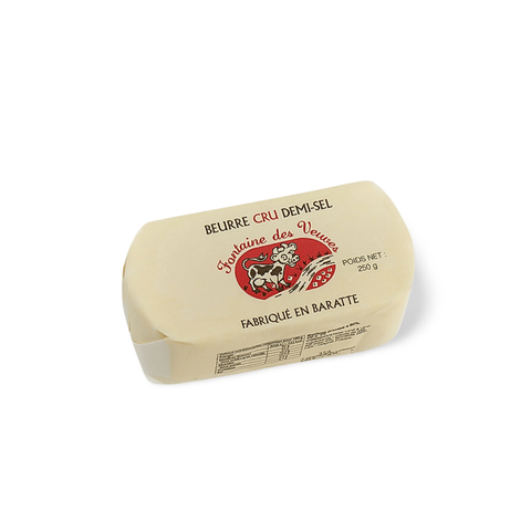 Farmhouse La Fontaine des Veuves Raw Milk Butter
