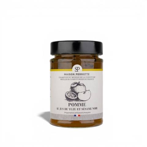 Maison Perrotte Apple Jam with Yuzu and Black Sesame