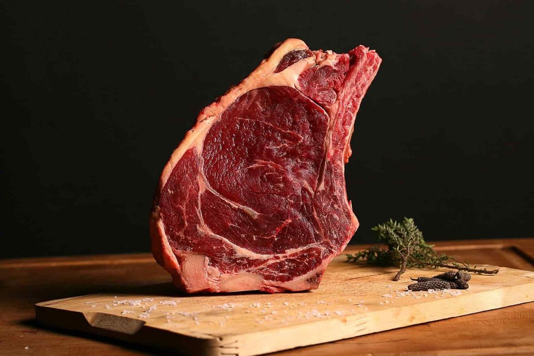 La Côte de Bœuf - 2" Thick Bone-In Ribeye French Charolais Beef (Frozen) 1