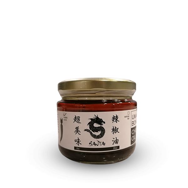 Santai Borneo Black Chili Oil 1