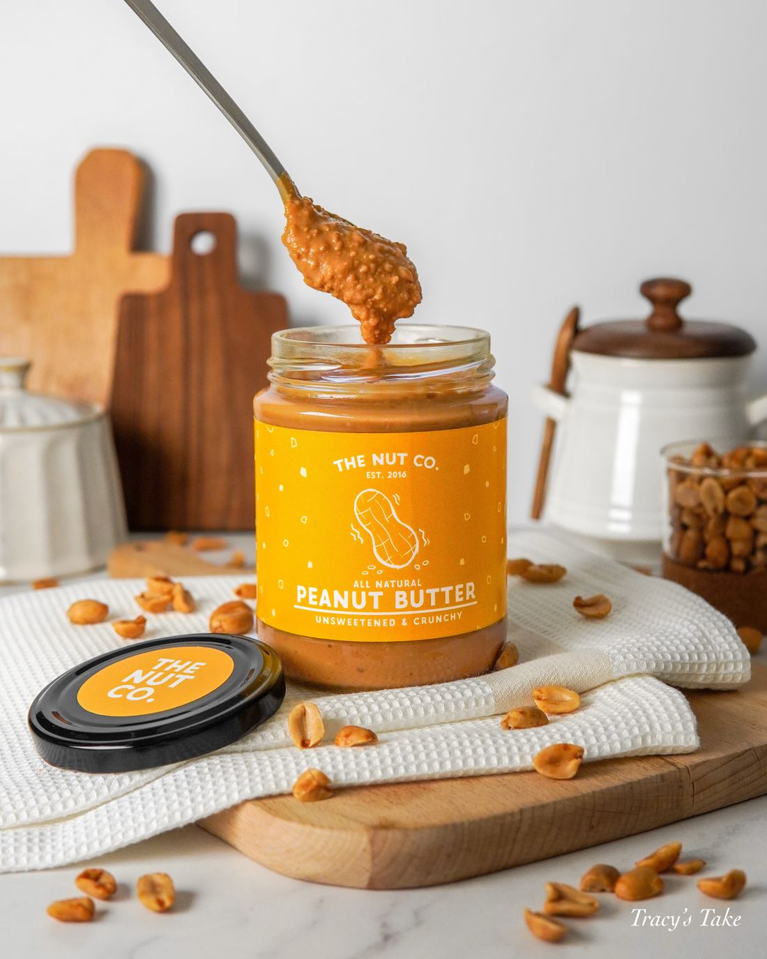The Nut Co. Crunchy Unsweetened Peanut Butter 1