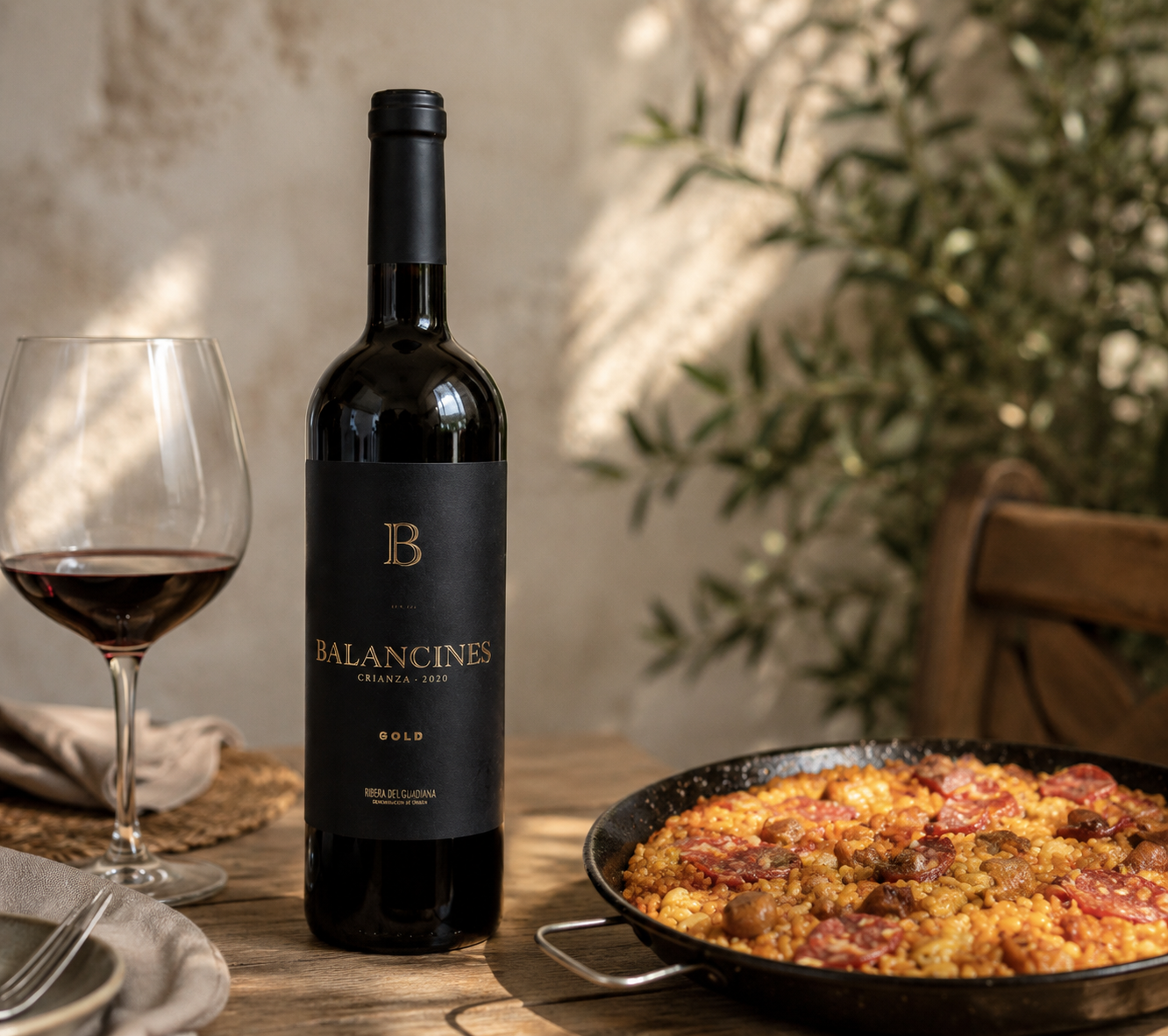 THE ULTIMATE TAPAS MASHUP: BALANCINES GOLD RED MEETS CHISTORRADO IN PAELLA PAN