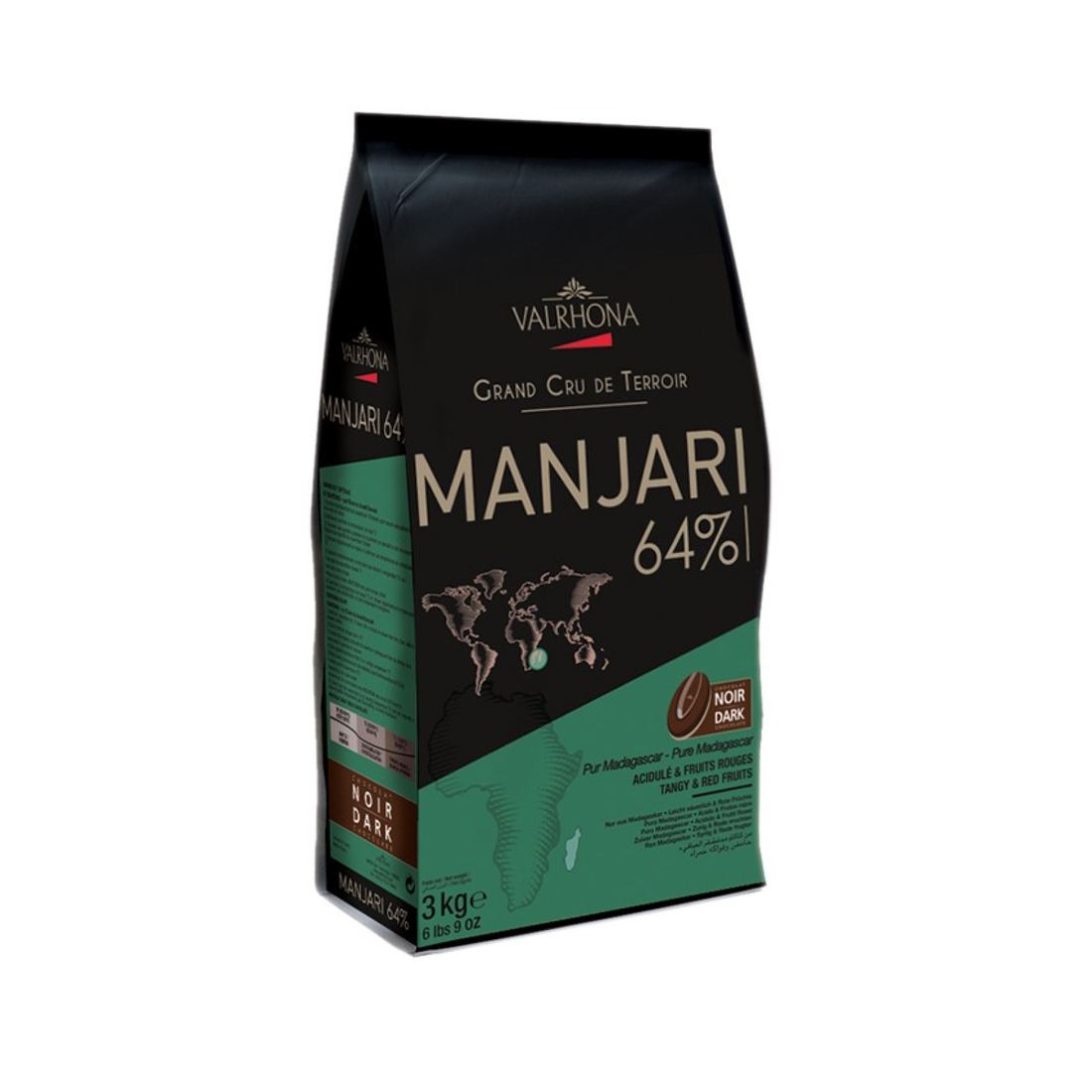 Valrhona Grand Cru Dark Manjari 64% Beans 1