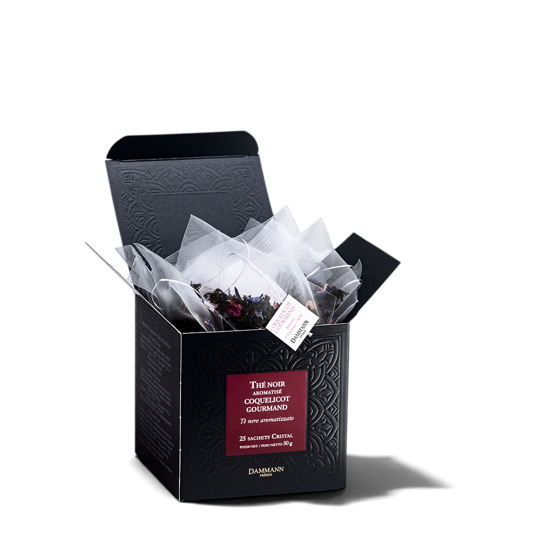 Dammann Frères Coquelicot Gourmand Black Tea Bags 1