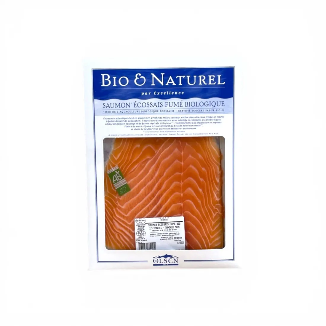 Olsen Organic Scottish Smoked Salmon 1