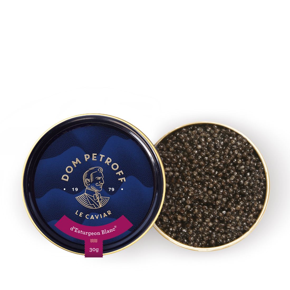 Dom Petroff Royal White Sturgeon Caviar thumbnail 2