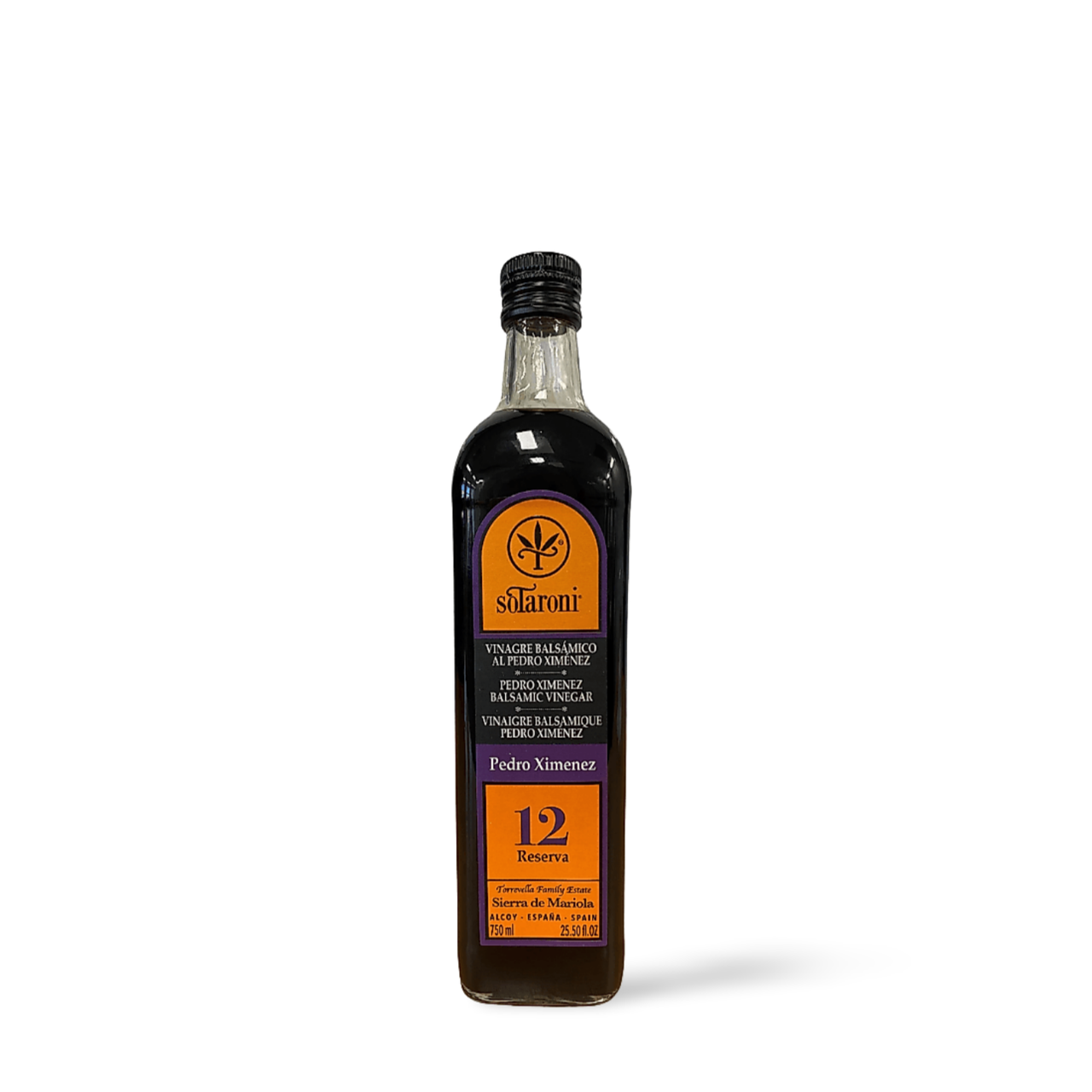 Sotaroni Balsamic Vinegar with Pedro Ximenez Reserve 12 Years Old