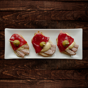 Tuna & piquillo bite