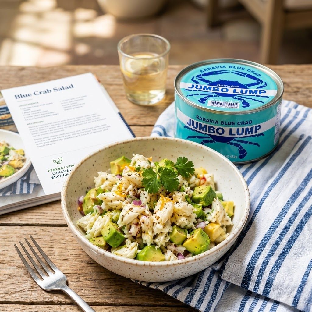 YOUR MONTHLY RECIPE: SARAVIA BLUE CRAB JUMBO LUMP & AVOCADO SALAD