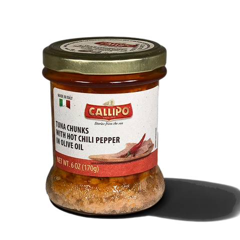 Callipo Tuna Chunks with Calabrian Chili in Olive Oil 170g