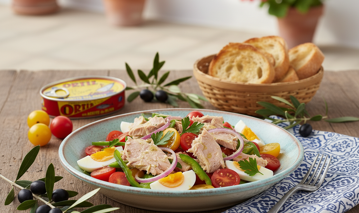 CLASSIC SPANISH-STYLE TUNA SALAD (ENSALADA DE BONITO)
