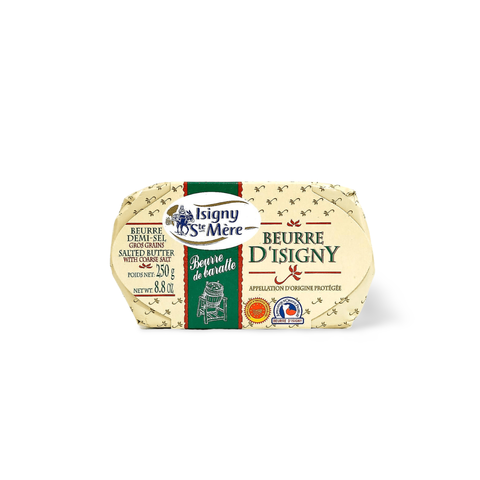 Isigny Sainte-Mere Beurre de Baratte with Coarse Salt