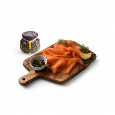 The Ultimate Cure: Salmon & Capers Pairing Set by Curated Gourmet Selection
