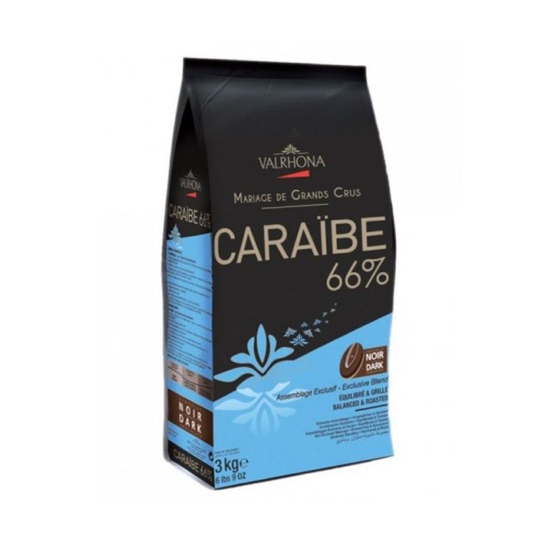 Valrhona Grand Cru Dark Caraibe 66% Beans 1