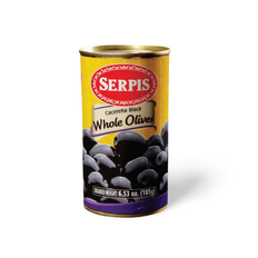 Serpis Whole Black Olives