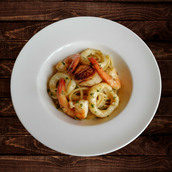 Seafood Pasta with Crustacean Velouté