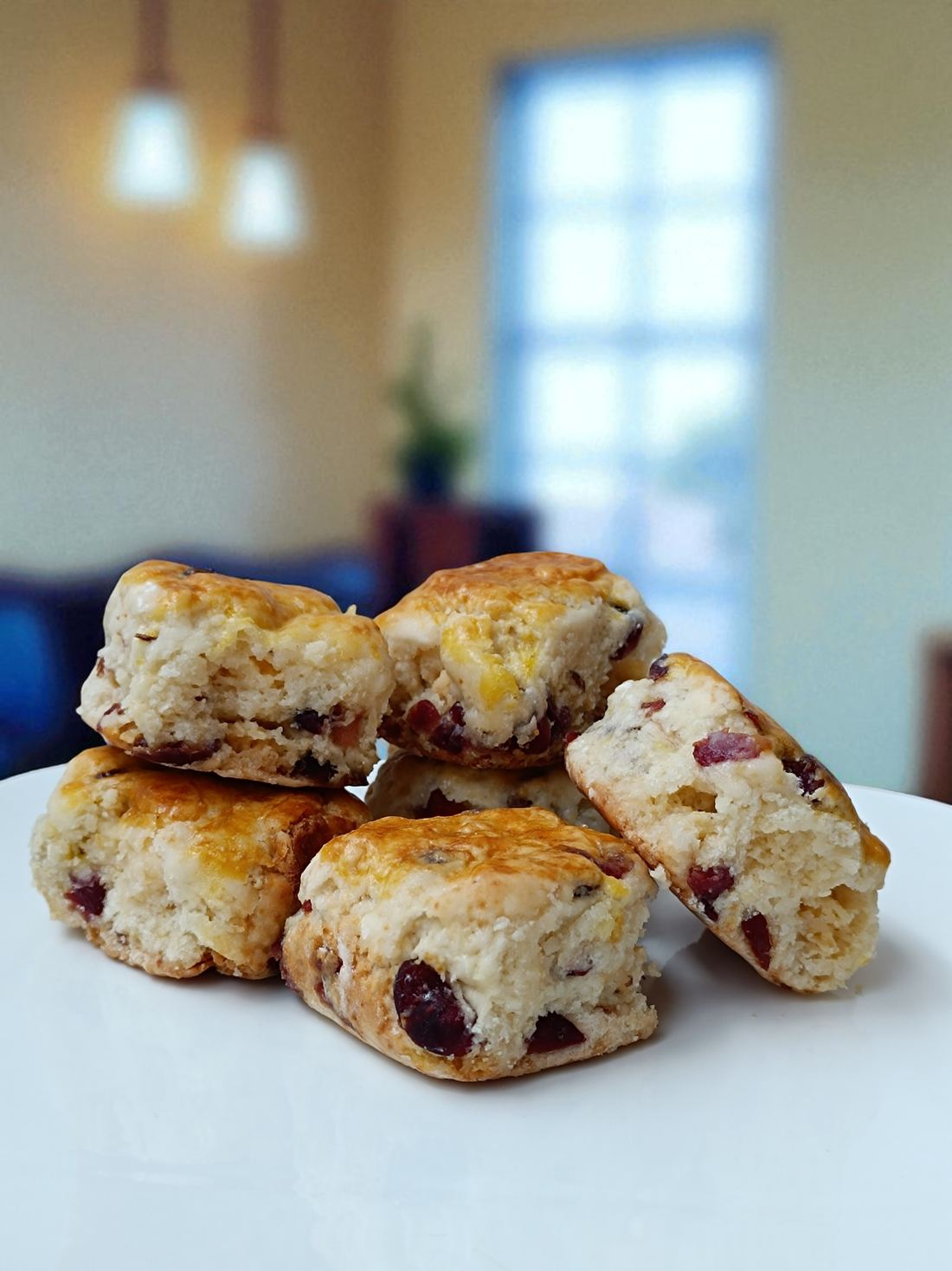 Madge’s Cranberry & White Chocolate Scones 1