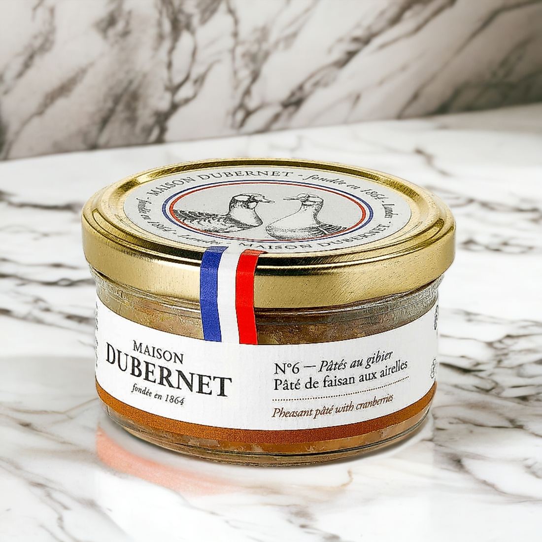 Maison Dubernet Pheasant, Cranberries & Pistachio Pate 1