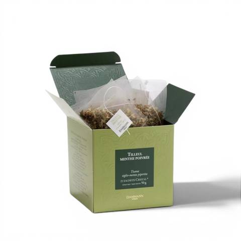Dammann Frères Lime Blossom Peppermint Tea Bags