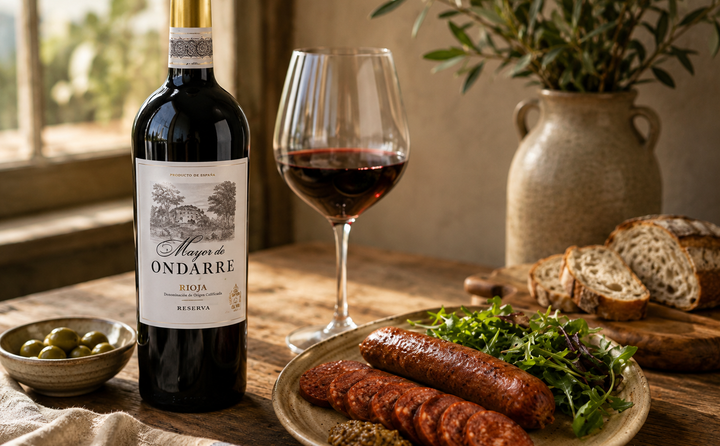 THE ULTIMATE RIOJA MATCH: BODEGAS ONDARRE ‘MAYOR DE ONDARRE’ & CHORIZO TERRY