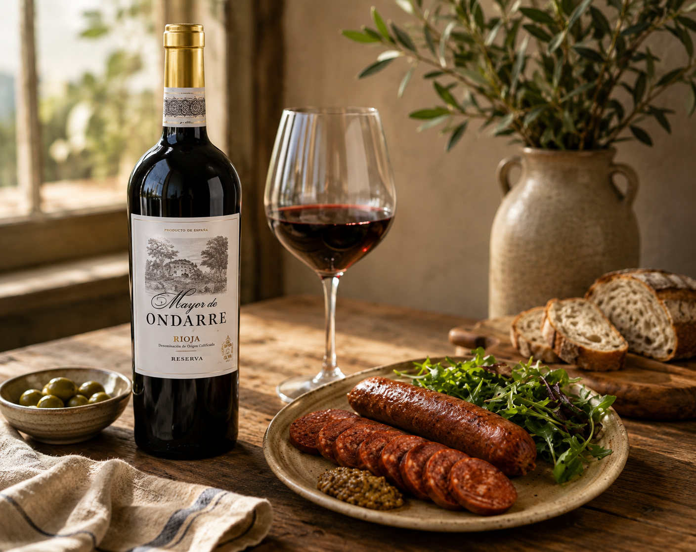 THE ULTIMATE RIOJA MATCH: BODEGAS ONDARRE ‘MAYOR DE ONDARRE’ & CHORIZO TERRY