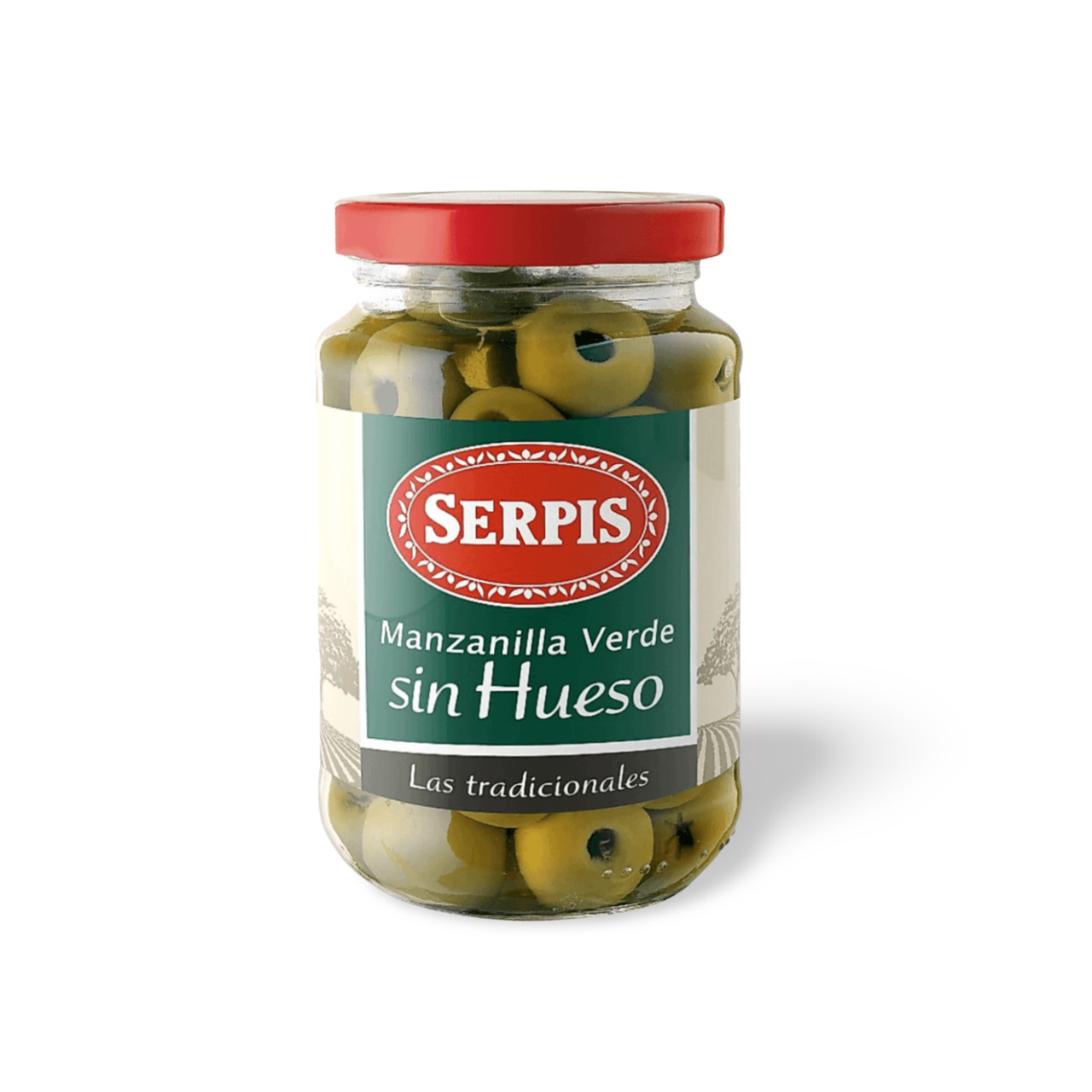 Serpis Manzanilla Green Pitted Olives