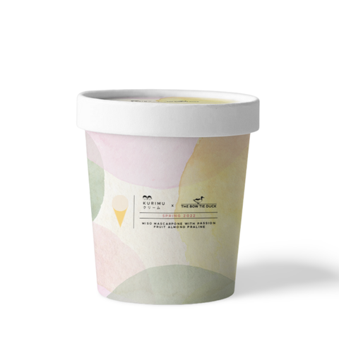 Kurimu x The Bow Tie Duck Miso Mascarpone with Passion Fruit Almond Praline