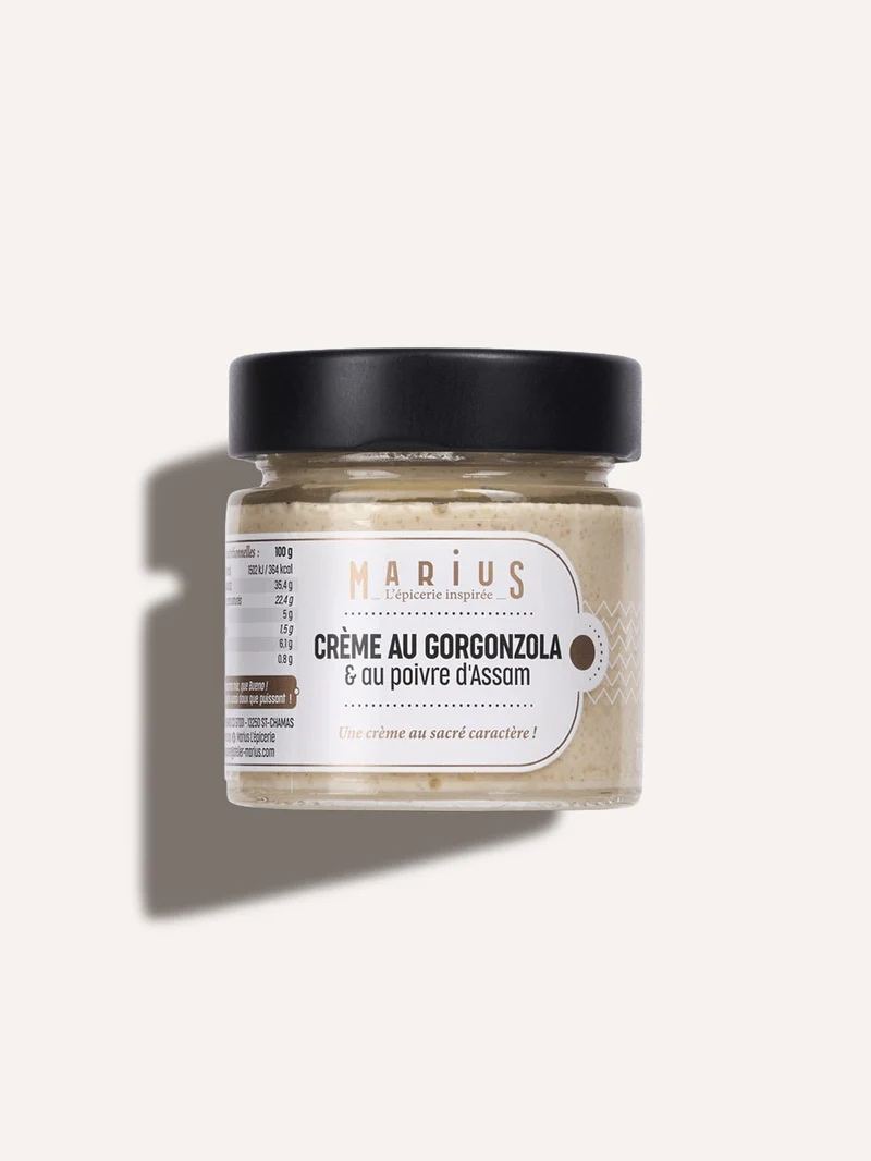 Marius Gorgonzola with Wild Assam Pepper Cheese Cream 1