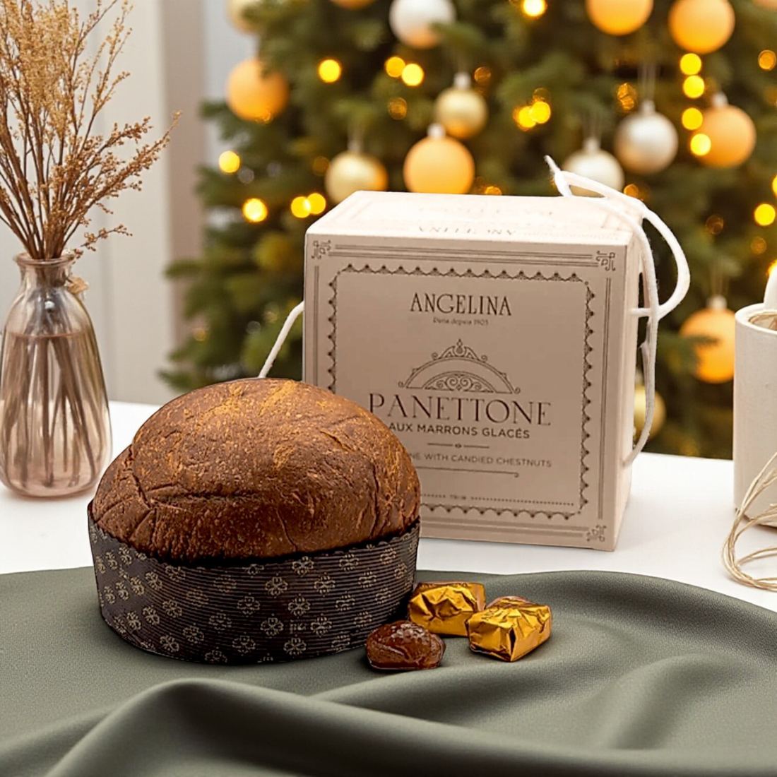 Angelina Panettone with Candied Chestnuts 1