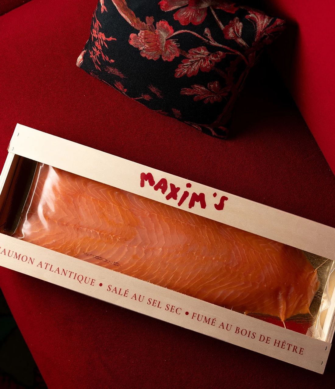 Maxim's Whole Salmon in Wooden Box thumbnail 3