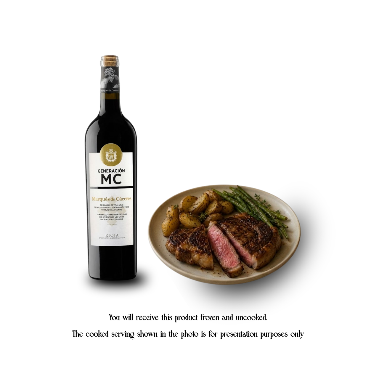 The Spanish Reserve Bundle: MC Signature Wine & COVAP Ribeye
