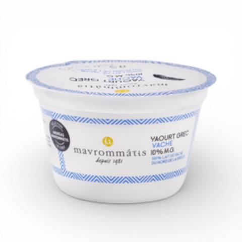 Mavrommatis Plain Greek Yogurt 10% Fat Cow Milk