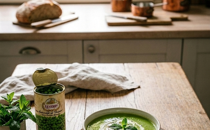 SAVORING THE GREENS: A SILKY SWEET PEA & MINT SOUP
