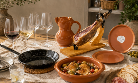 ELEVATE EVERY MEAL WITH TIMELESS SPANISH TABLEWARE & GLASSWARE