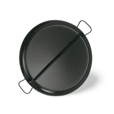 Paella Pan 16 Portions with 1 Divider and Enamel Finish