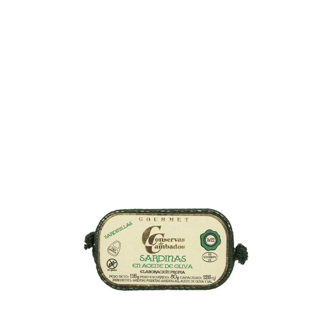 Conservas de Cambados Sardinillas (Baby Sardines) in Olive Oil thumbnail 2