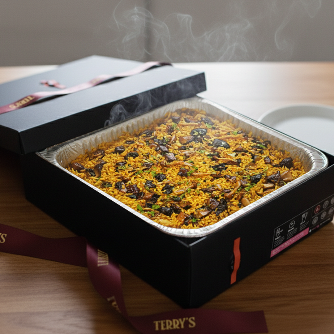 HOTBOX-TRUFFLE & MUSHROOM PAELLA