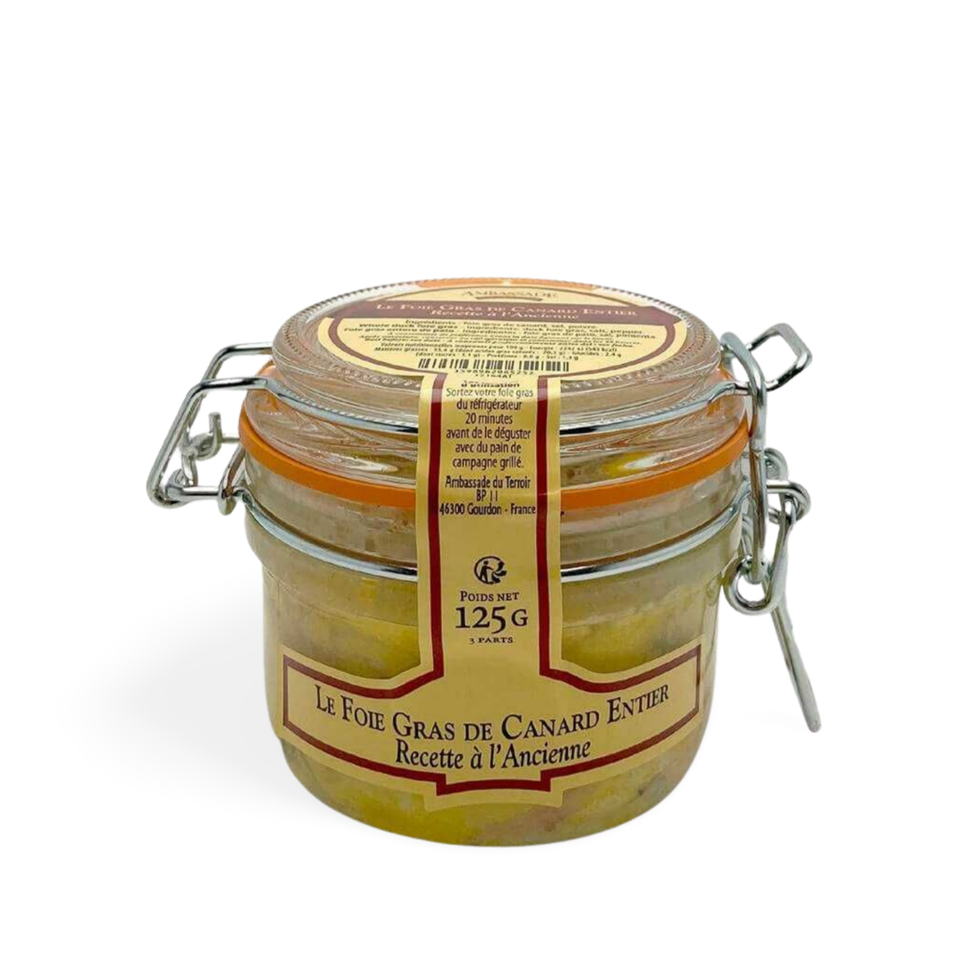 Ambassade du Terroir Whole French Duck Foie Gras Traditional Recipe 1