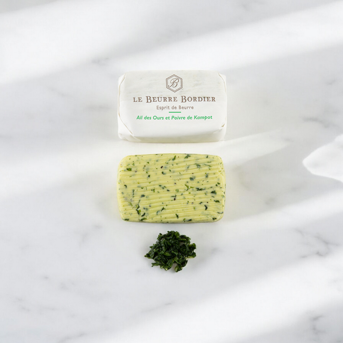 Bordier Wild Garlic and Kampot Pepper Butter 1
