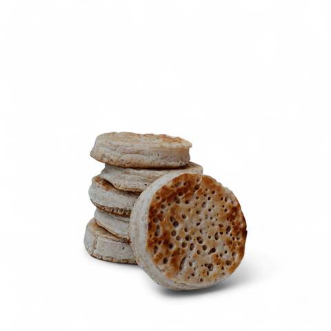 Madge’s Wholemeal Crumpets