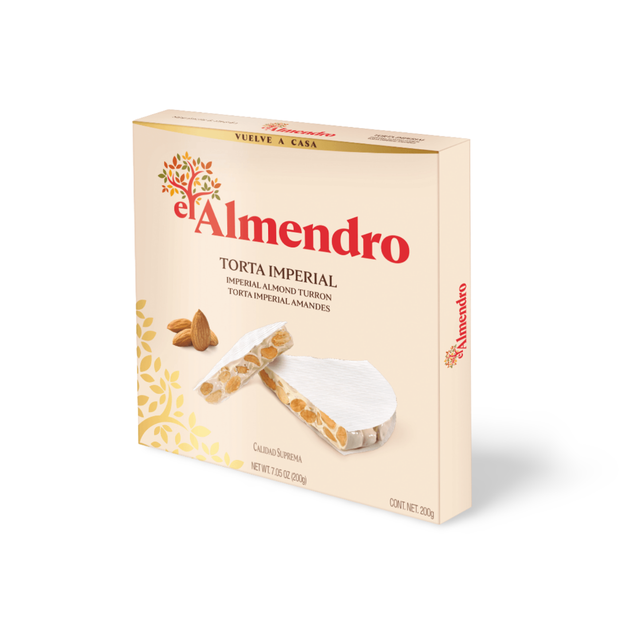 El Almendro Torta Imperial Round Crunchy Almond Turron
