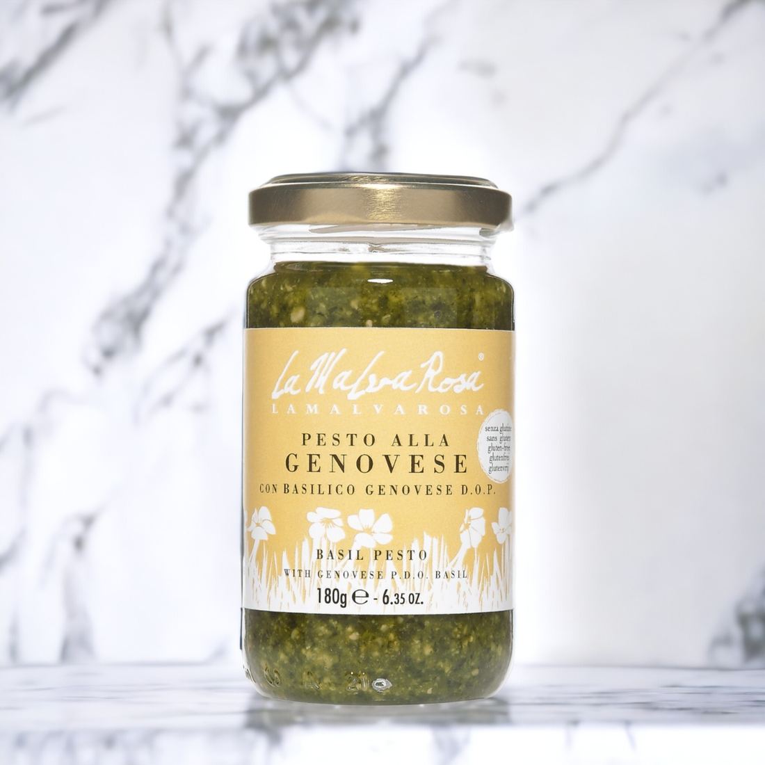 La Malva Rosa Pesto Genovese Basilico DOP 1