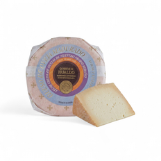 QUESOS DE HUALDO QUESO DE OVEJA MADURADO PASTA SEMIBLANDA LAMBDA SEMI-SOFT PASTE CHEESE AND WASHED RIND
