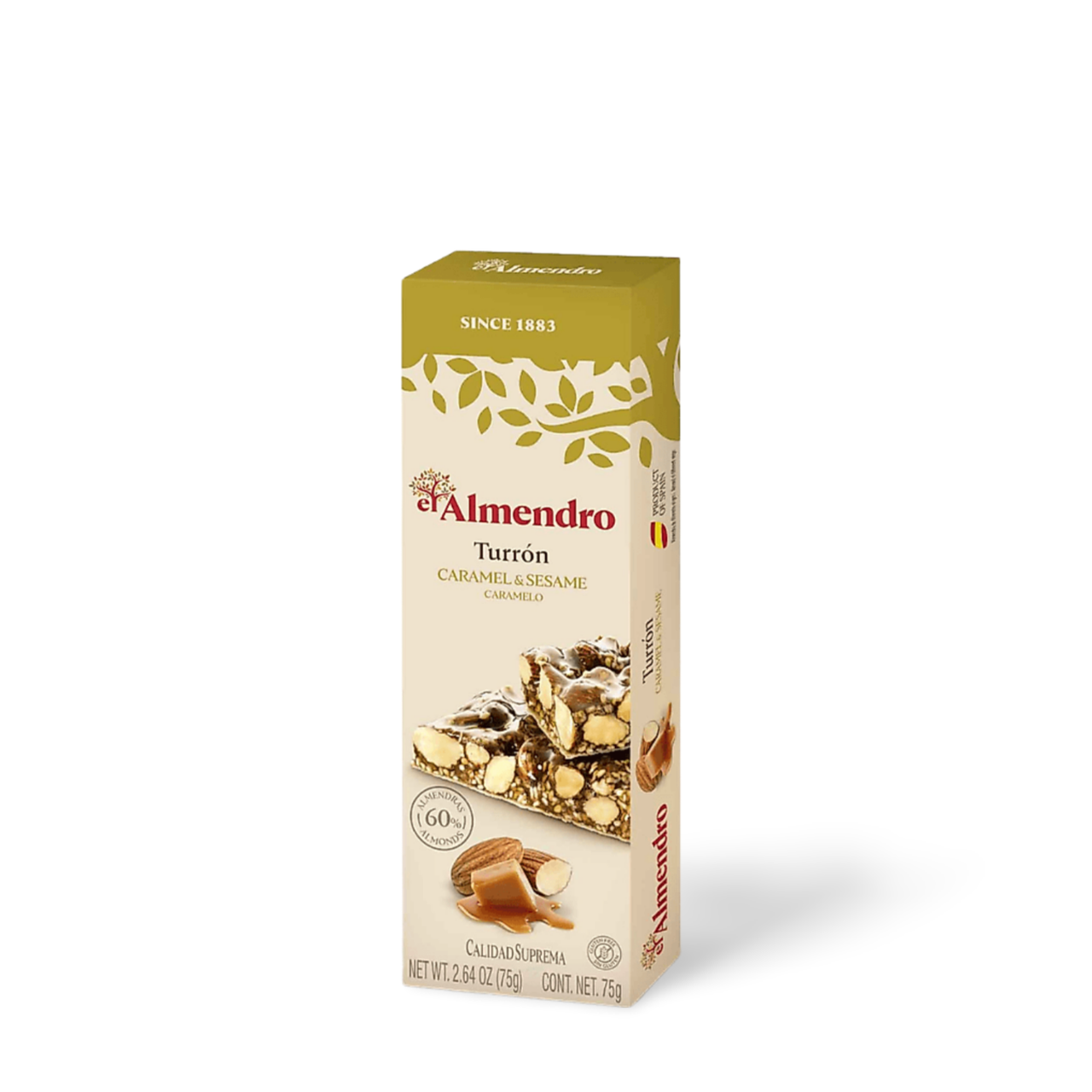 El Almendro Caramel and Sesame Turron