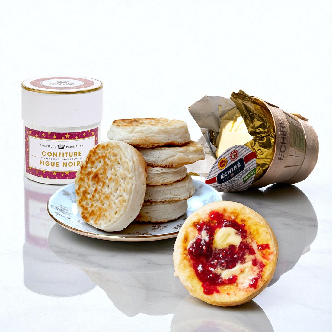 Buttered Crumpets & Fig Confiture Kit 1